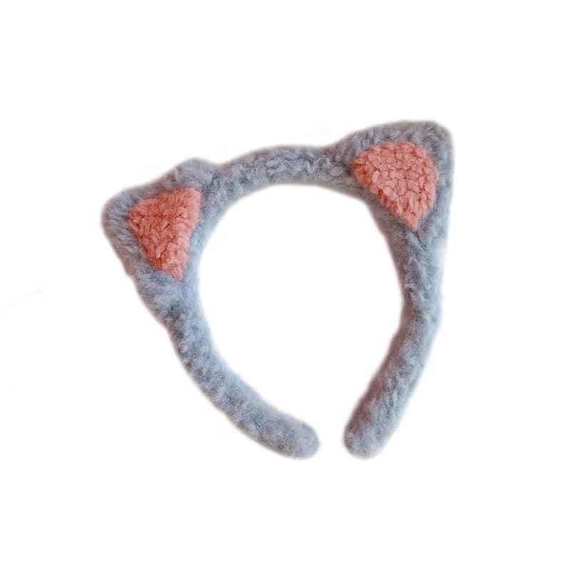 Plush Cotton Cat Ears Headband