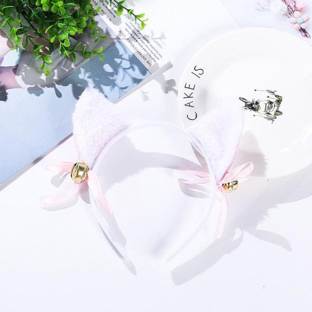 Plush Cotton Cat Ears Headband