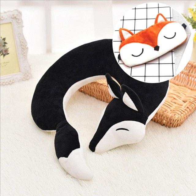 Kitsune Fox Anime Neck Pillow