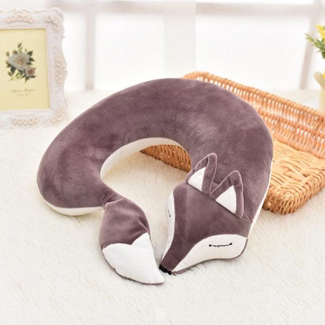 Kitsune Fox Anime Neck Pillow