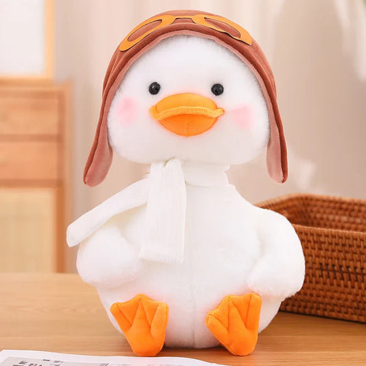 Peluche de pato piloto