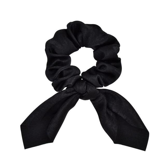 Rabbit Ear Metal Buckle Scrunchies