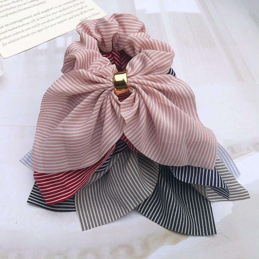 Rabbit Ear Metal Buckle Scrunchies