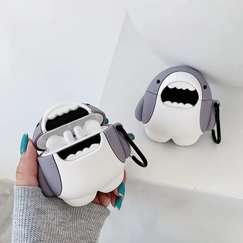 Étui pour AirPods Kawaii Shark
