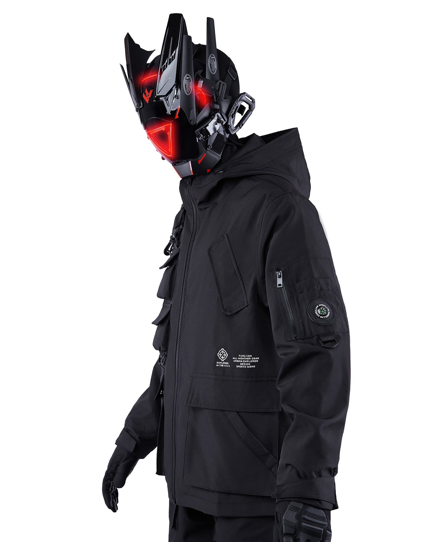 IBJ333 Tactical Matte Black Jacket