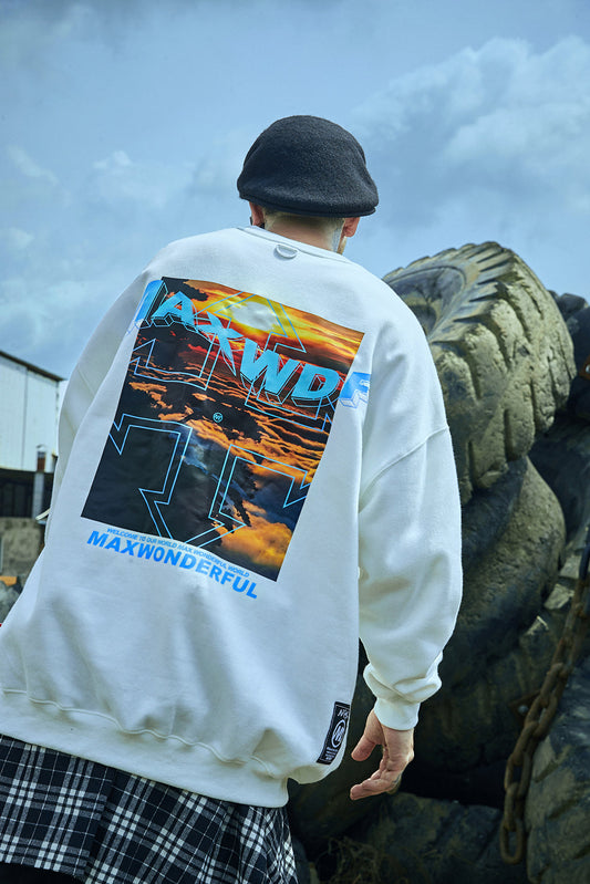 Pull Coucher de soleil dans le ciel