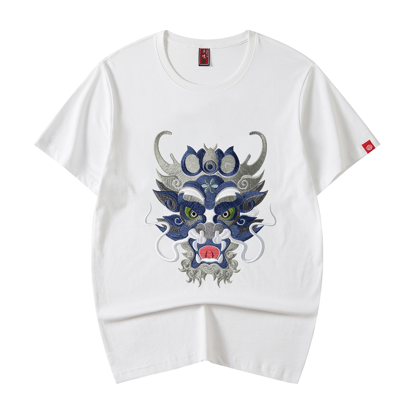 KH705 Dragon Head Embroidery Tee
