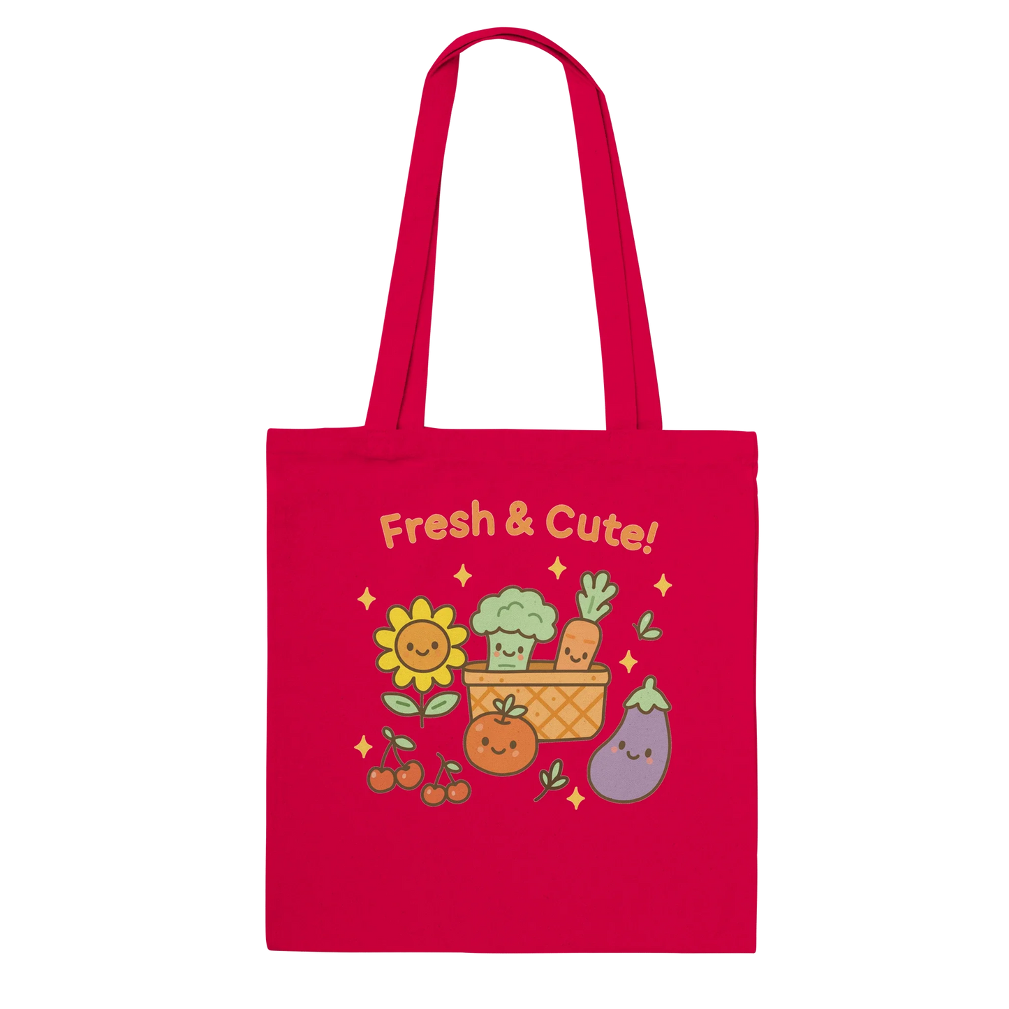 Kawaii Farmer's Market Tote Bag