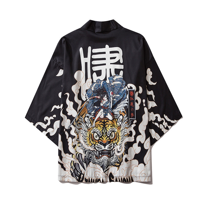 YC6038 Kimono de tigre furioso 