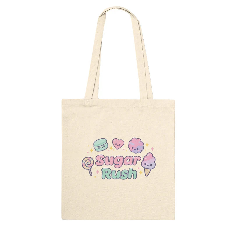 Kawaii "Sugar Rush" Candy Lover's Tote Bag