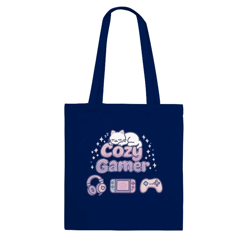 Kawaii "Cozy Gamer" Tote Bag