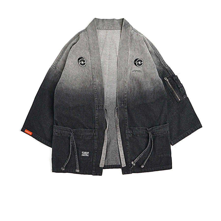 LALKW91 Denim Samurai Shirt
