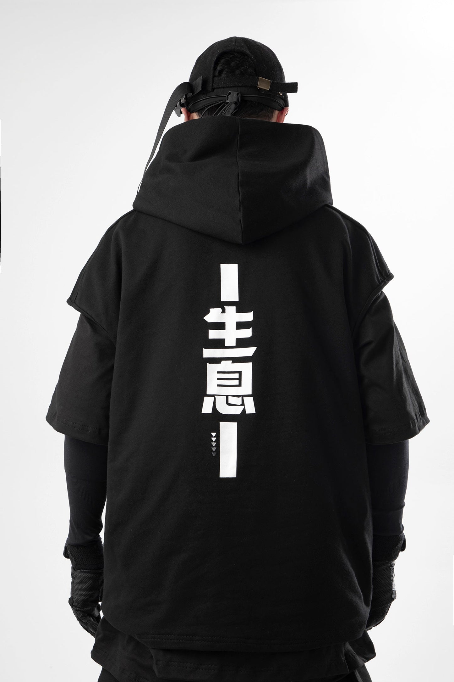 Sudadera con capucha de manga corta JX "All Business"