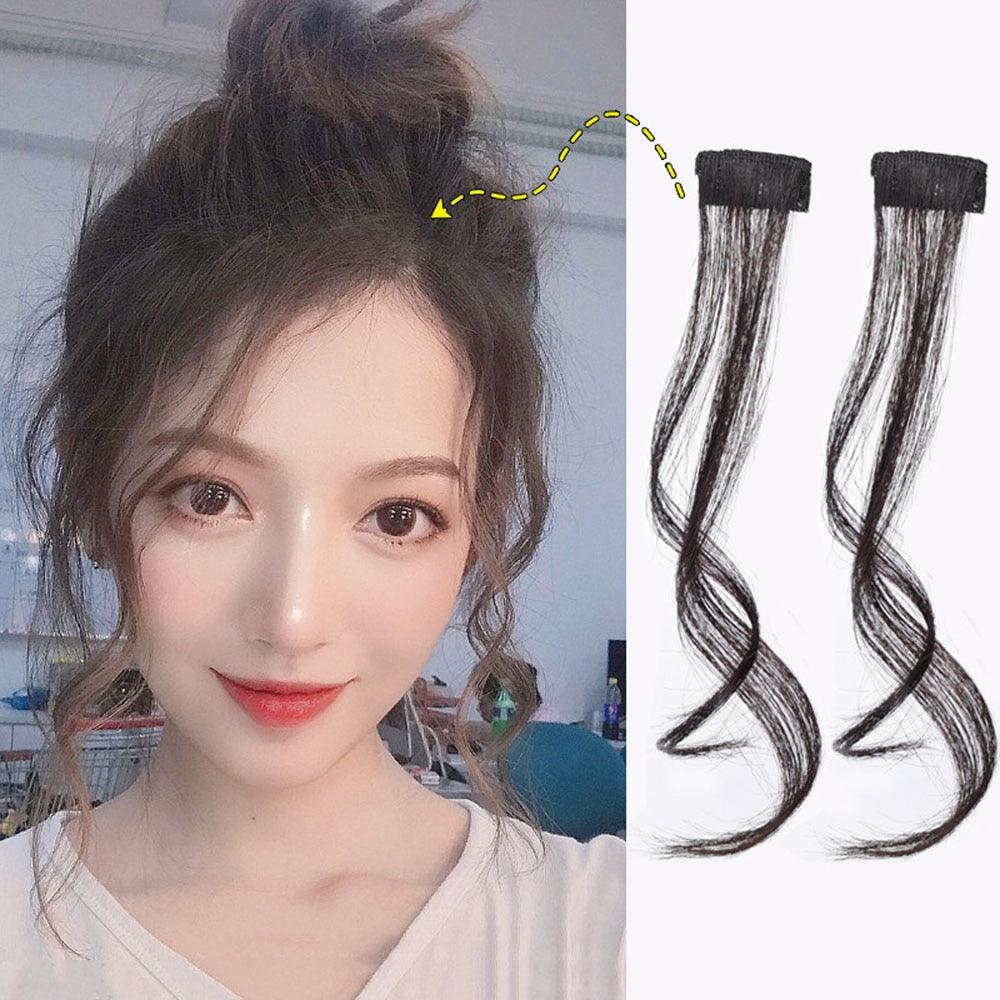 French Clip-In Air Bangs Hairpiece