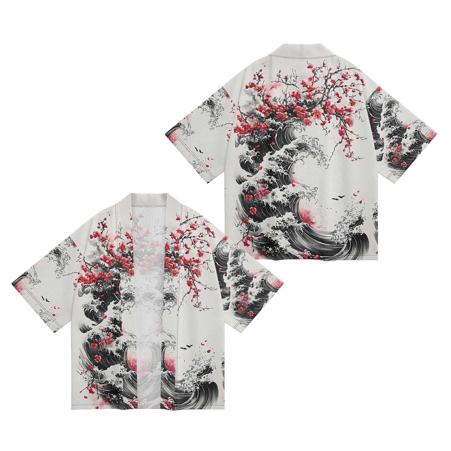 K29 Blossom Waves Kimono