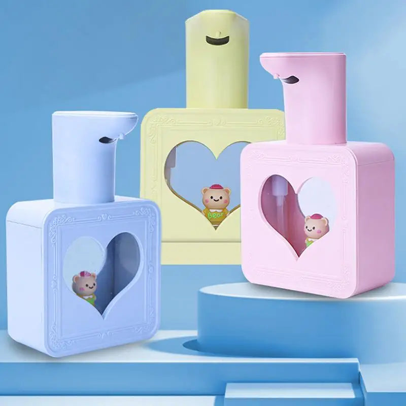 Lindo dispensador automático de jabón en espuma