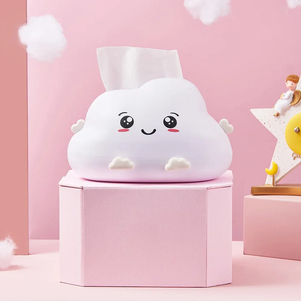 Boîte à mouchoirs Kawaii Cloud
