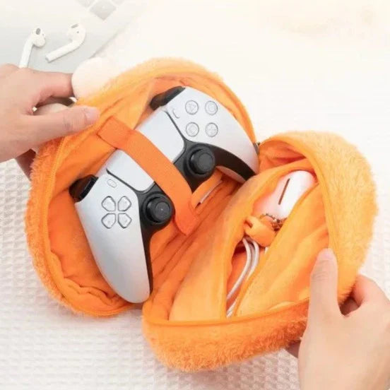Étui pour manette de jeu en peluche Carrot Bunny