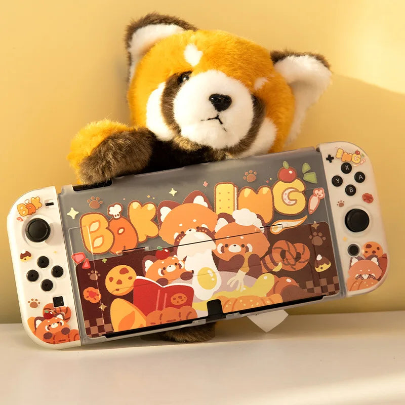 Étui Nintendo Switch Pandas roux