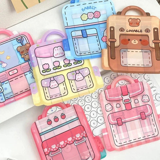 Bolsas reutilizables para refrigerios Kawaii