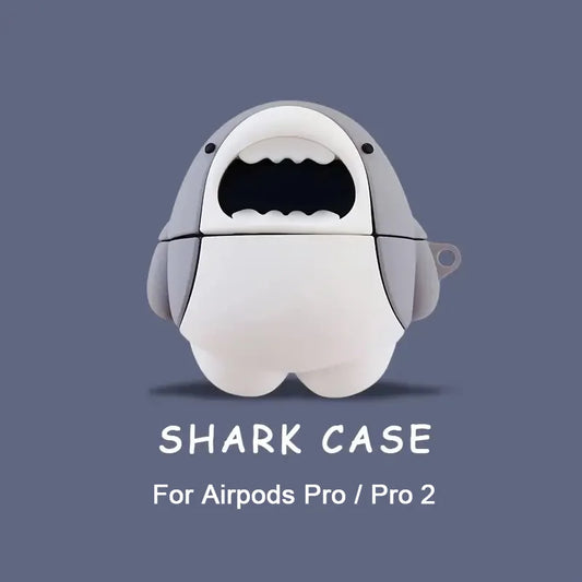 Étui pour AirPods Kawaii Shark