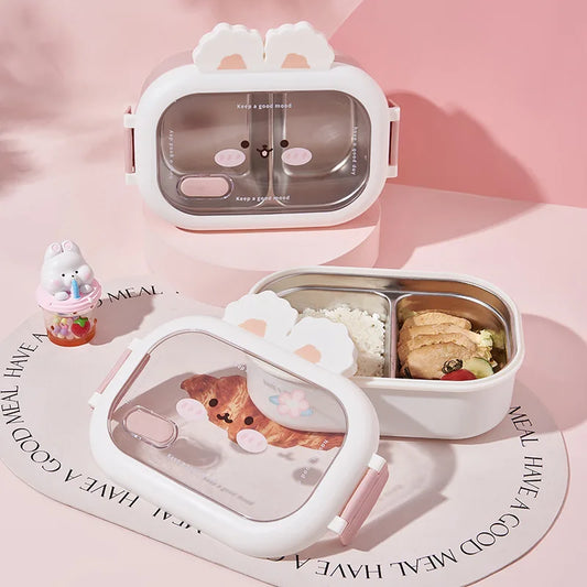 Caja bento de conejito dulce