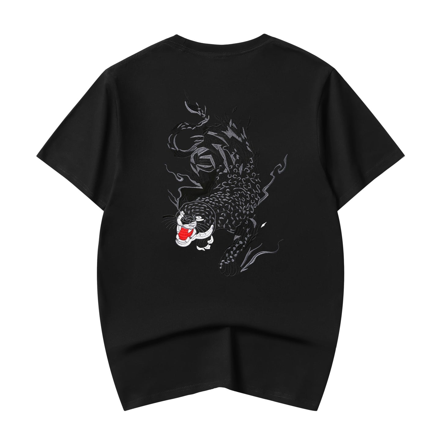 KH802 Raging Panther Embroidery Tee