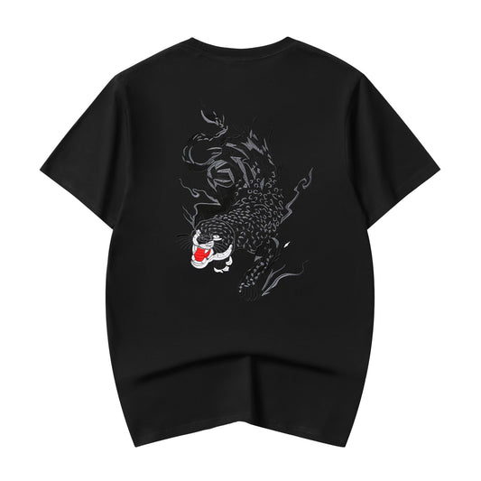 KH802 Raging Panther Embroidery Tee