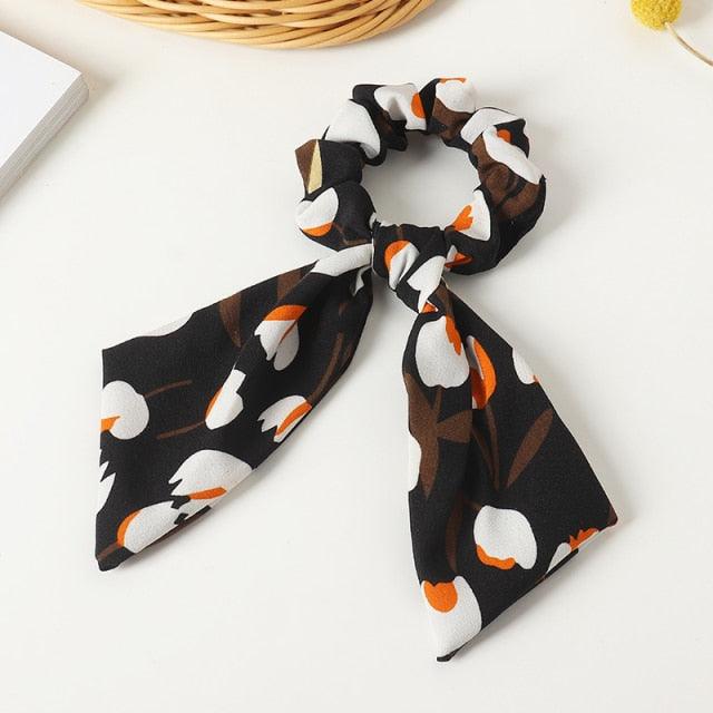 Satin Ribbon Ponytail Scrunchies