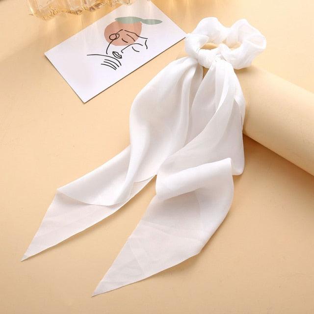 Satin Ribbon Ponytail Scrunchies