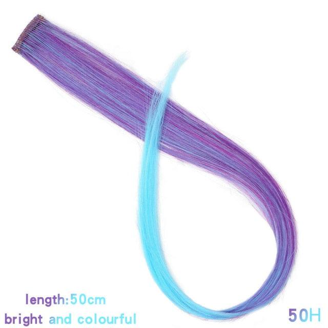 Rainbow Clip-In Hair Color Streaks