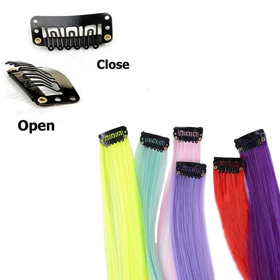 Rainbow Clip-In Hair Color Streaks