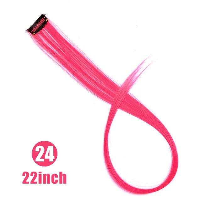 Rainbow Clip-In Hair Color Streaks