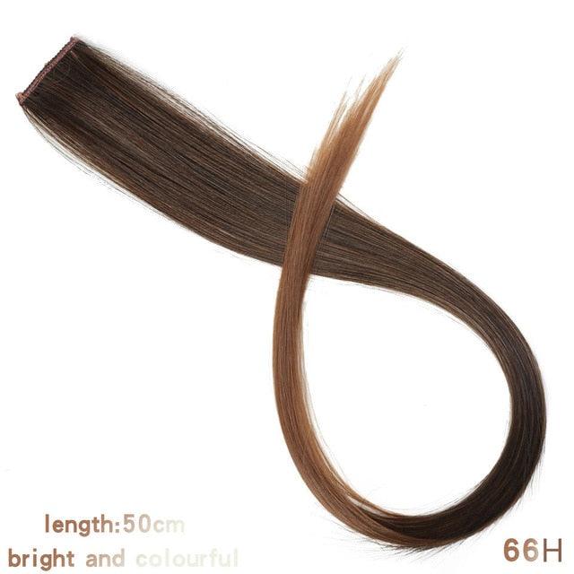 Rainbow Clip-In Hair Color Streaks