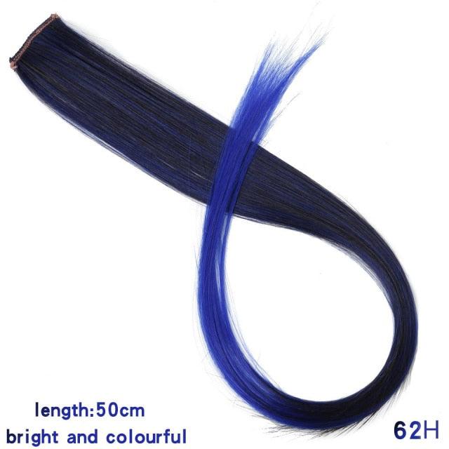 Rainbow Clip-In Hair Color Streaks