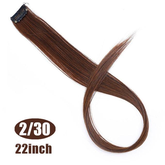 Rainbow Clip-In Hair Color Streaks