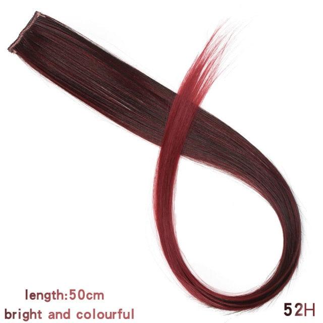 Rainbow Clip-In Hair Color Streaks