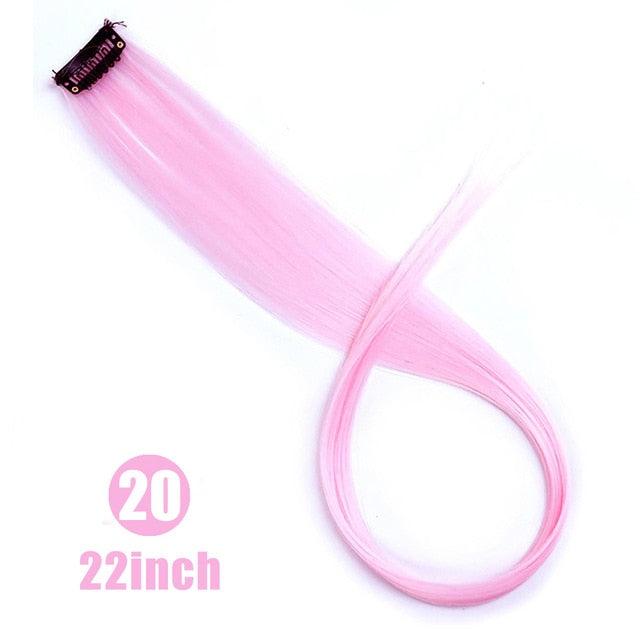 Rainbow Clip-In Hair Color Streaks