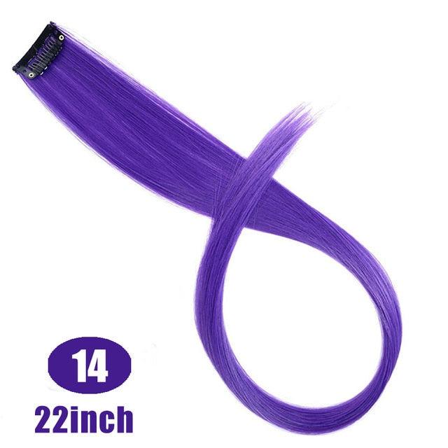Rainbow Clip-In Hair Color Streaks
