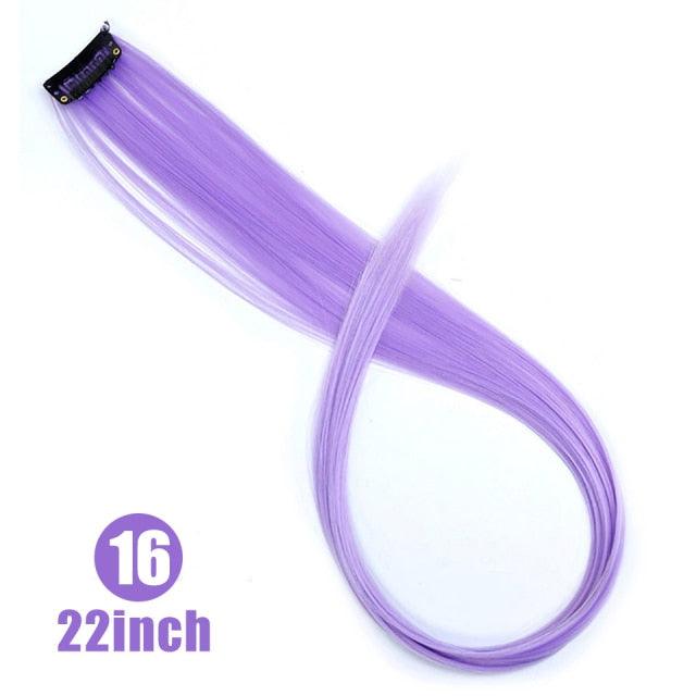 Rainbow Clip-In Hair Color Streaks