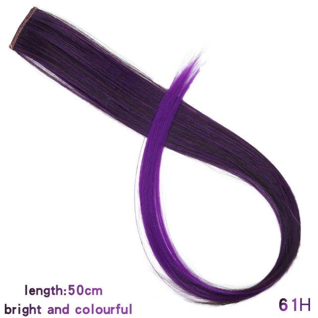 Rainbow Clip-In Hair Color Streaks
