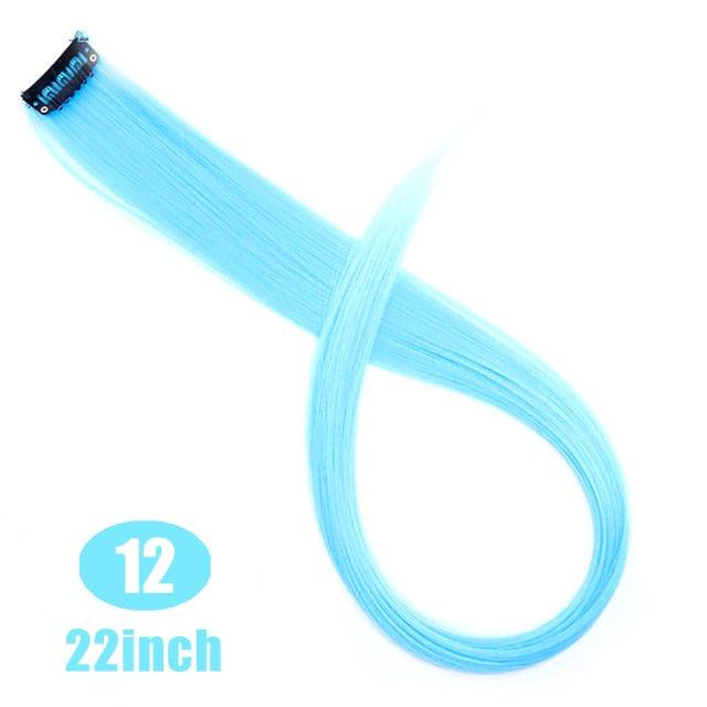 Rainbow Clip-In Hair Color Streaks