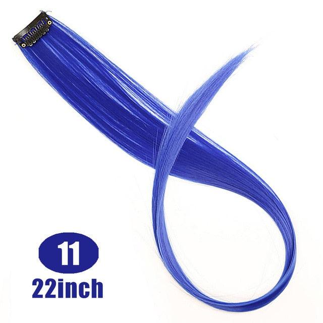 Rainbow Clip-In Hair Color Streaks