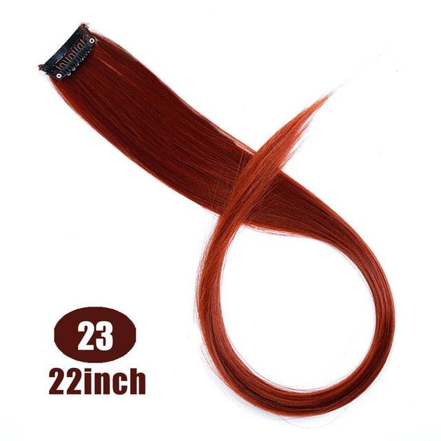 Rainbow Clip-In Hair Color Streaks