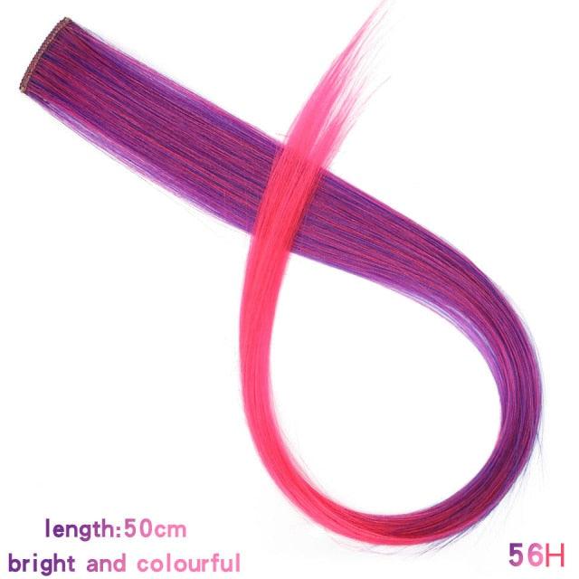 Rainbow Clip-In Hair Color Streaks