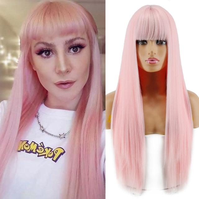Long Straight Synthetic Wig