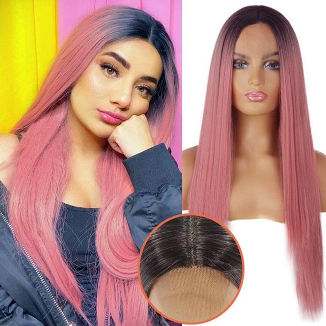Long Straight Synthetic Wig