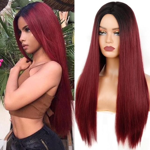 Long Straight Synthetic Wig
