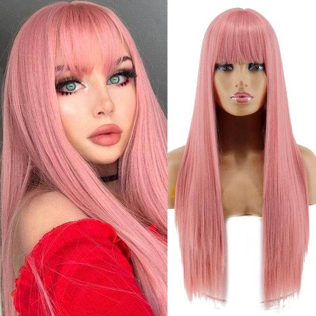 Long Straight Synthetic Wig