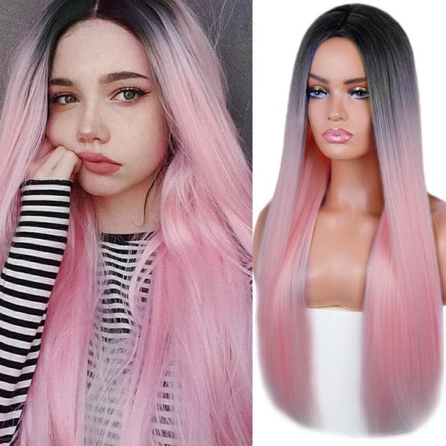 Long Straight Synthetic Wig